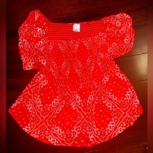 Vibrant Red Women's Blouse